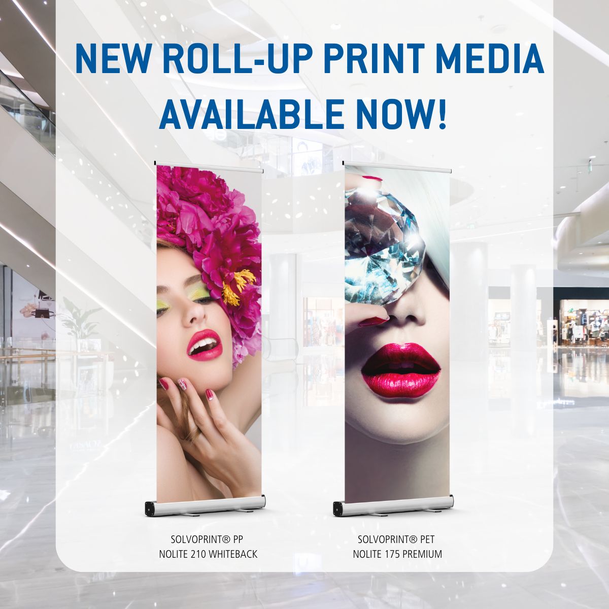 Ontdek onze nieuwe solvoprint® PP nolite 210 whiteback en de solvoprint® PET nolite 175 premium